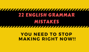 english grammar mistakes