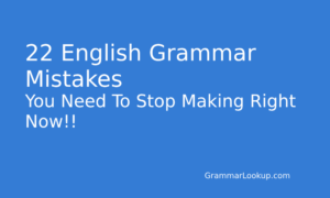 grammar mistakes