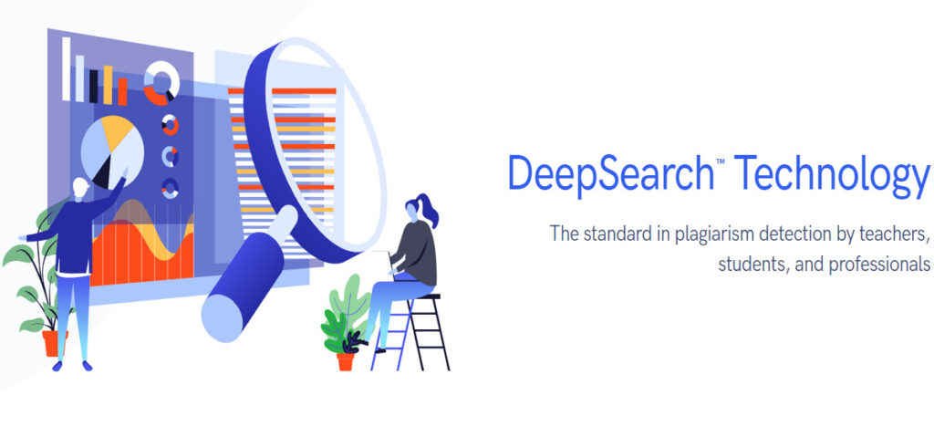 Deep search technology illustration