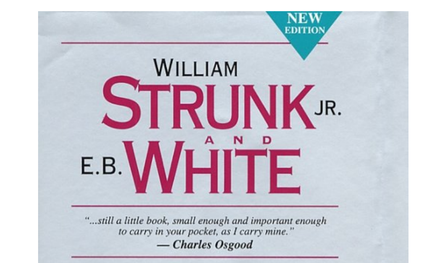 The Elements of Style by William Strunk Jr
