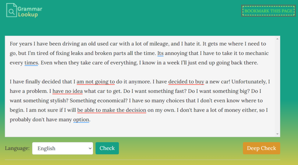 essay grading checker