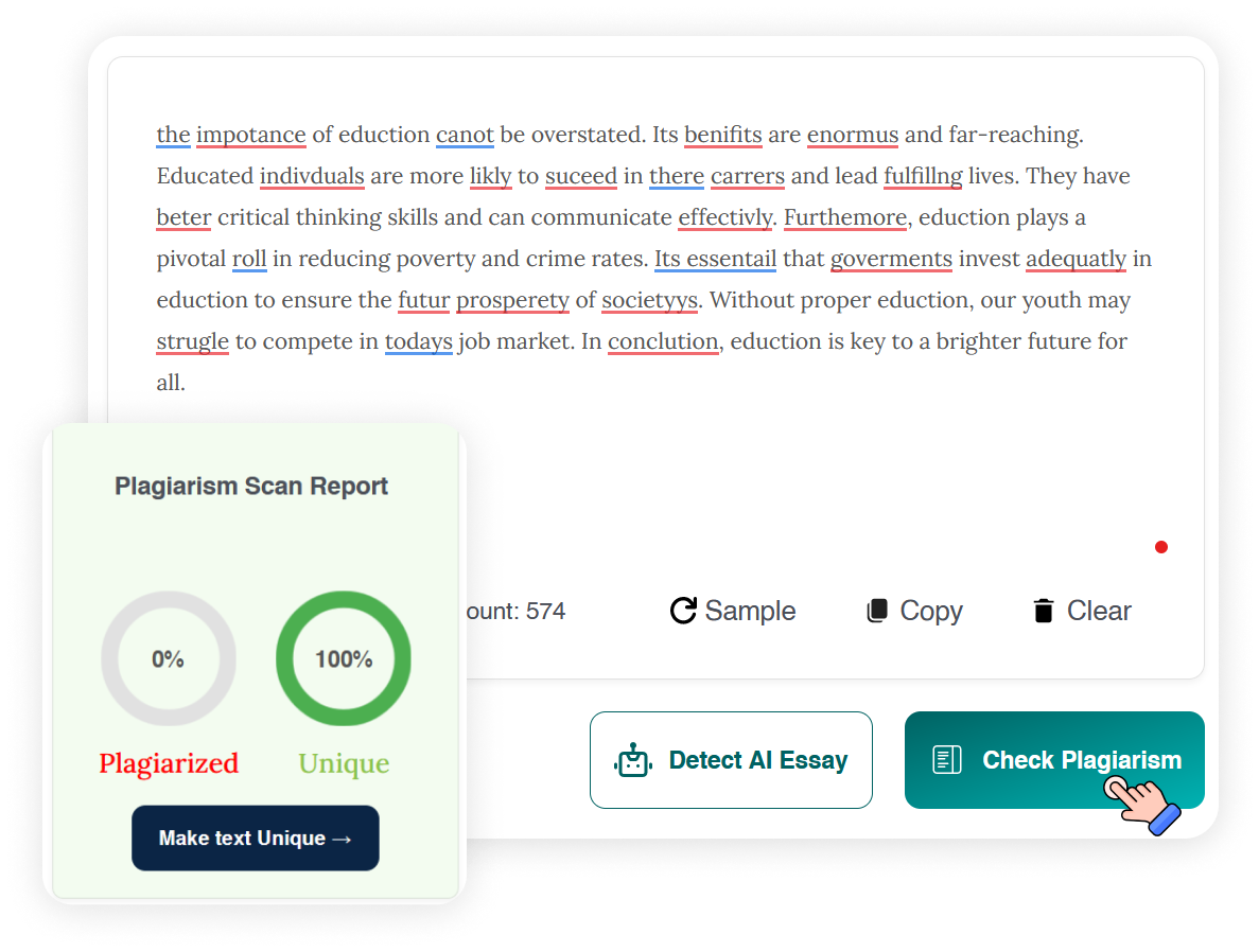 narrative essay corrector